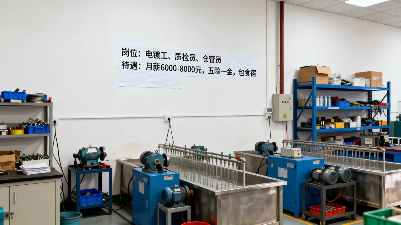 台州玉环电镀厂招聘岗位有哪些?电镀厂招聘工资待遇怎么样-图3 台州玉环电镀厂招聘岗位有哪些?电镀厂招聘工资待遇怎么样-图3