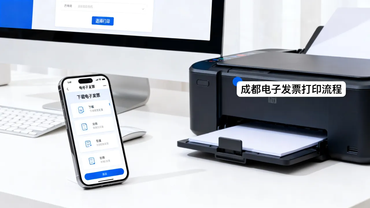 成都电子发票如何打印，成都电子发票怎么下载打印？-图1