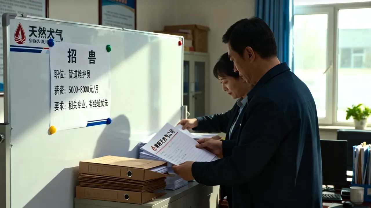 舞阳天然气公司招聘信息，天然气公司招聘工资待遇怎么样？-图1