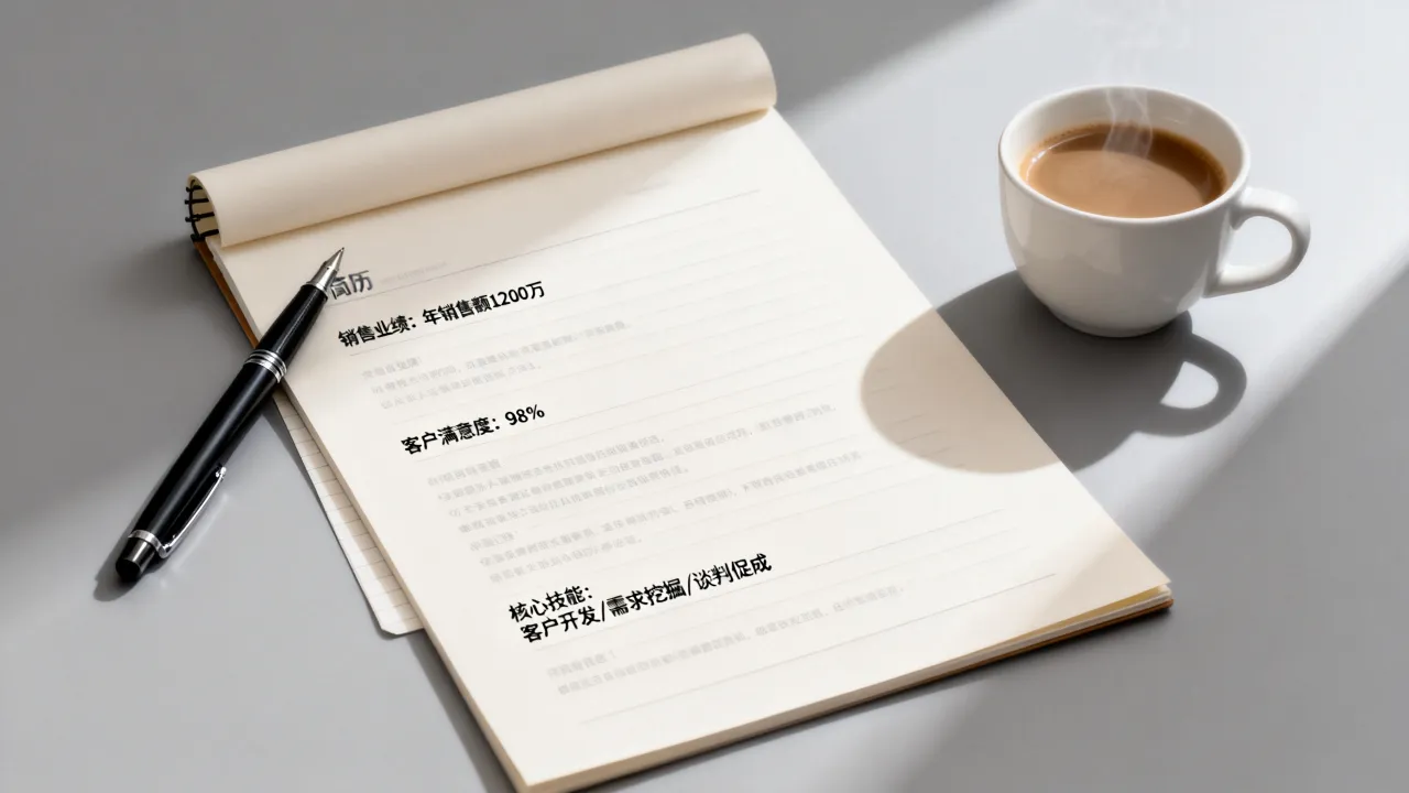 销售员个人简历怎么写才能吸引HR，销售简历自我评价怎么写-图2