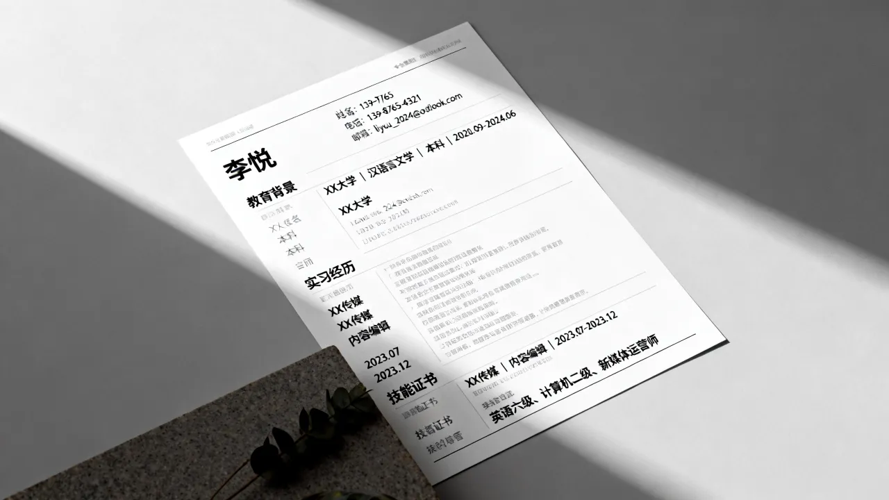 学生的个人简历怎么做,应届生写简历的万能模板是什么-图2 学生的个人简历怎么做,应届生写简历的万能模板是什么-图2