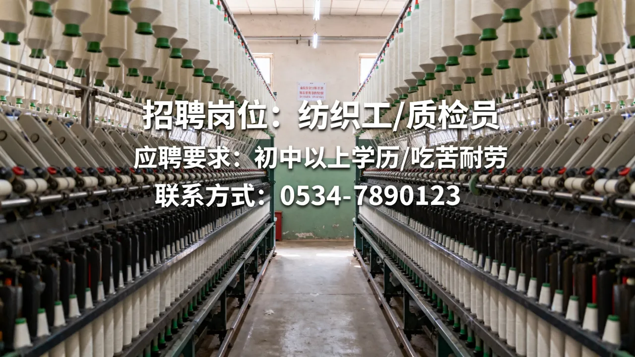 夏津仁和纺织厂招聘信息可靠吗,怎么应聘?