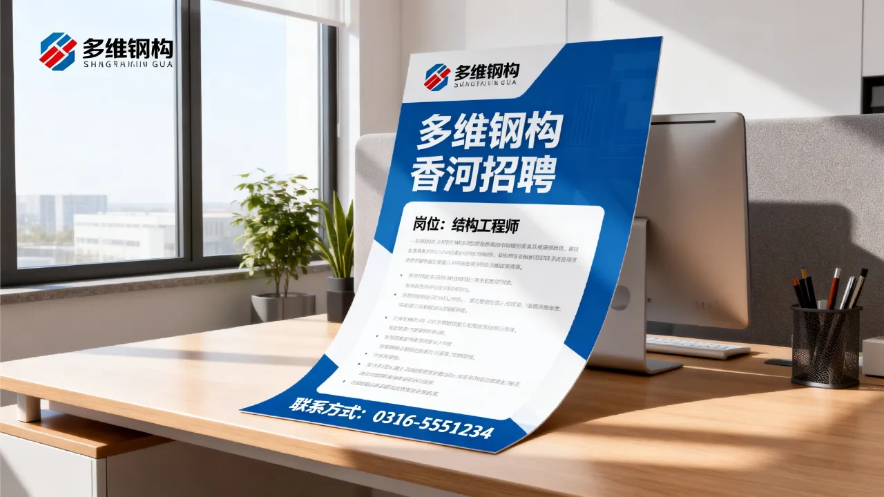 多维钢构香河招聘信息在哪里看？,多维钢构香河招聘岗位-图1