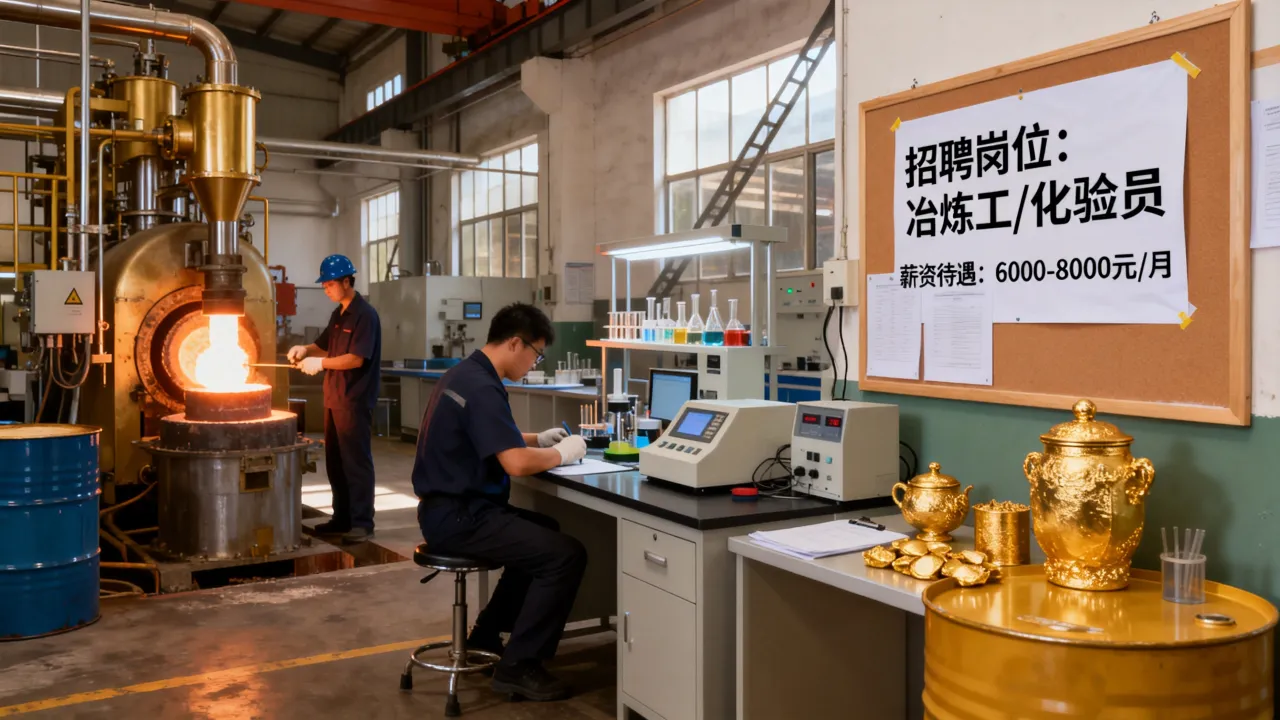 甘肃黄金冶炼厂招聘是真的吗,工资待遇怎么样?-图2 甘肃黄金冶炼厂招聘是真的吗,工资待遇怎么样?-图2