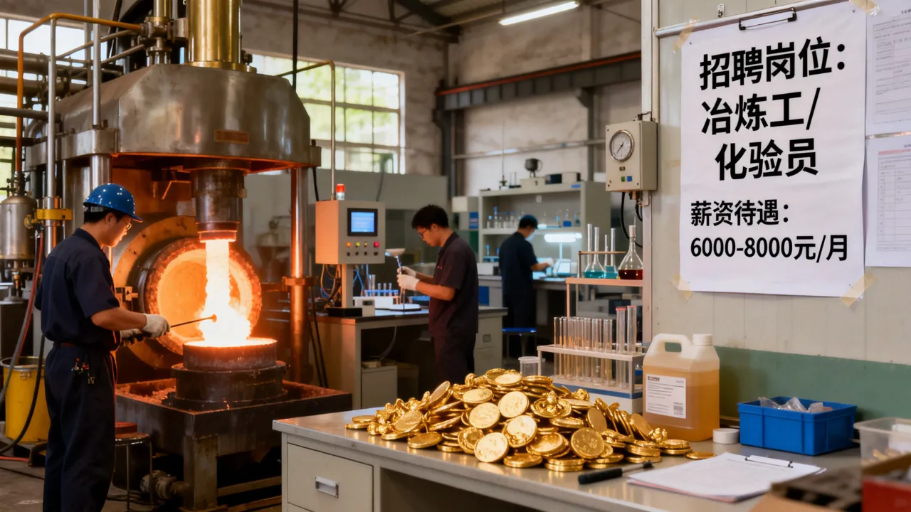 甘肃黄金冶炼厂招聘是真的吗,工资待遇怎么样?-图3 甘肃黄金冶炼厂招聘是真的吗,工资待遇怎么样?-图3