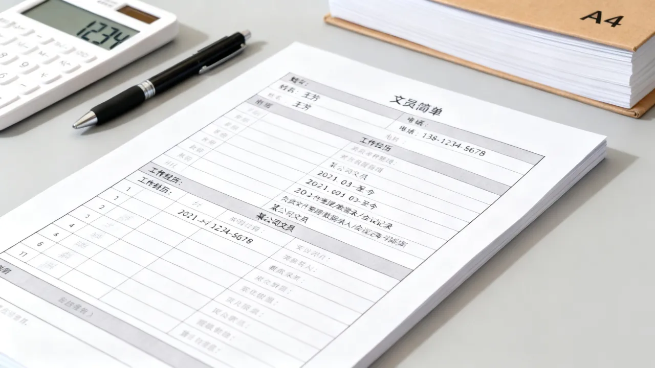 文员的简历表格怎么做,有哪些实用模板?