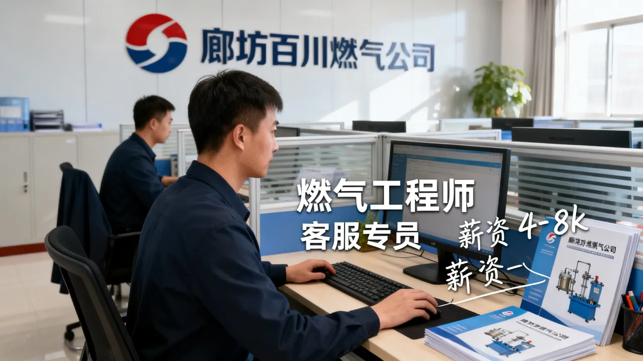 廊坊百川燃气招聘岗位多吗,工资待遇如何