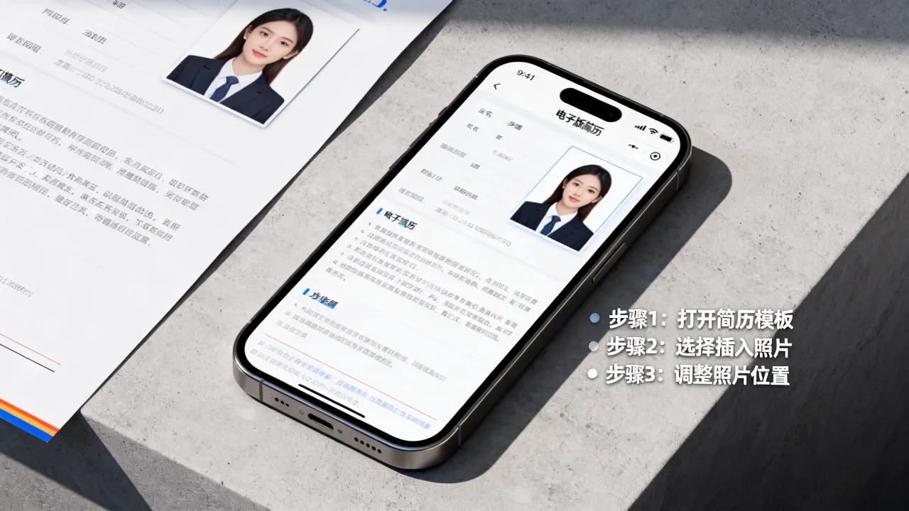 电子版简历怎么弄照片,手机怎么给电子版简历加照片?-图2 电子版简历怎么弄照片,手机怎么给电子版简历加照片?-图2