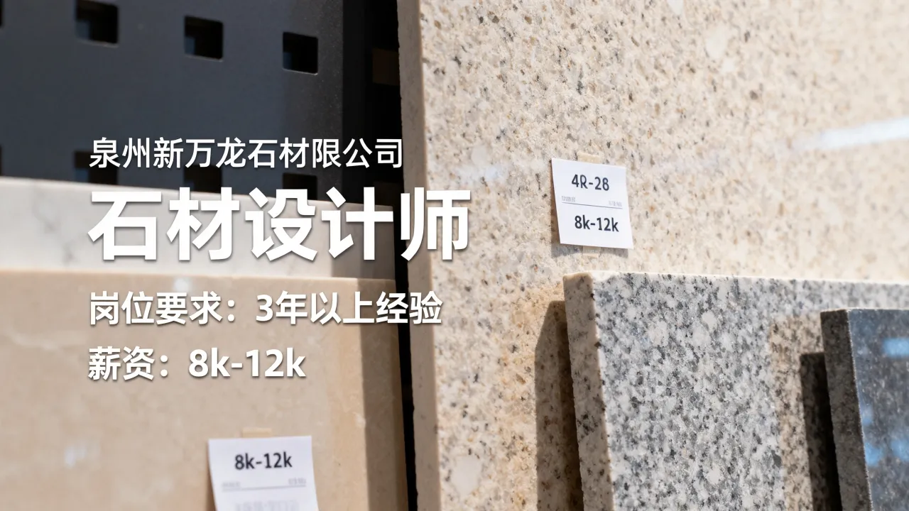 泉州新万龙石材招聘吗?岗位要求和薪资待遇如何-图3 泉州新万龙石材招聘吗?岗位要求和薪资待遇如何-图3