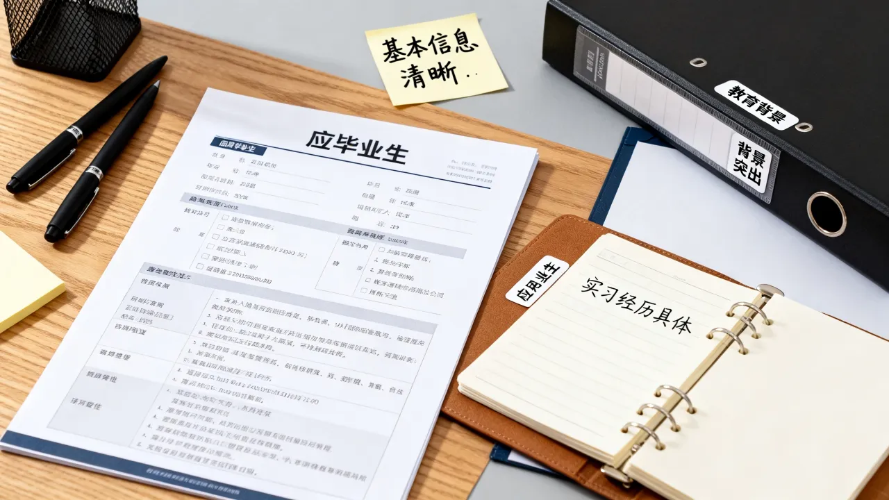 应届毕业生怎么做简历?简历制作注意事项有哪些?-图2 应届毕业生怎么做简历?简历制作注意事项有哪些?-图2