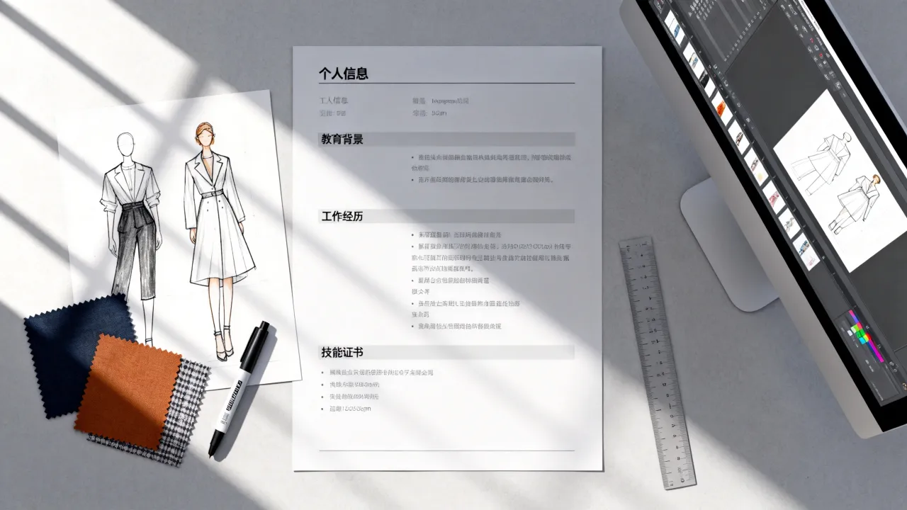 服装设计师简历怎么写,怎样写才能让招聘者一眼看中?-图2 服装设计师简历怎么写,怎样写才能让招聘者一眼看中?-图2