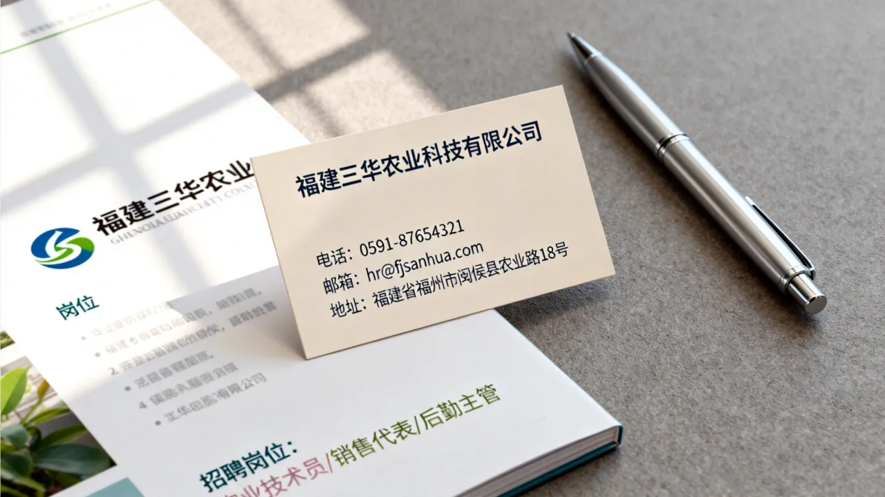 福建三华农业招聘电话是多少,有哪些具体联系方式?-图3 福建三华农业招聘电话是多少,有哪些具体联系方式?-图3