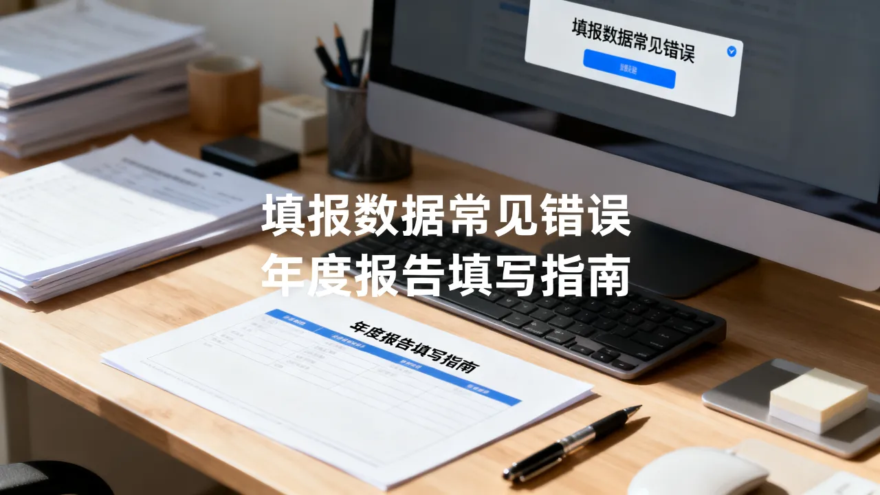 小微企业如何填写年度报告，填报数据常见错误有哪些