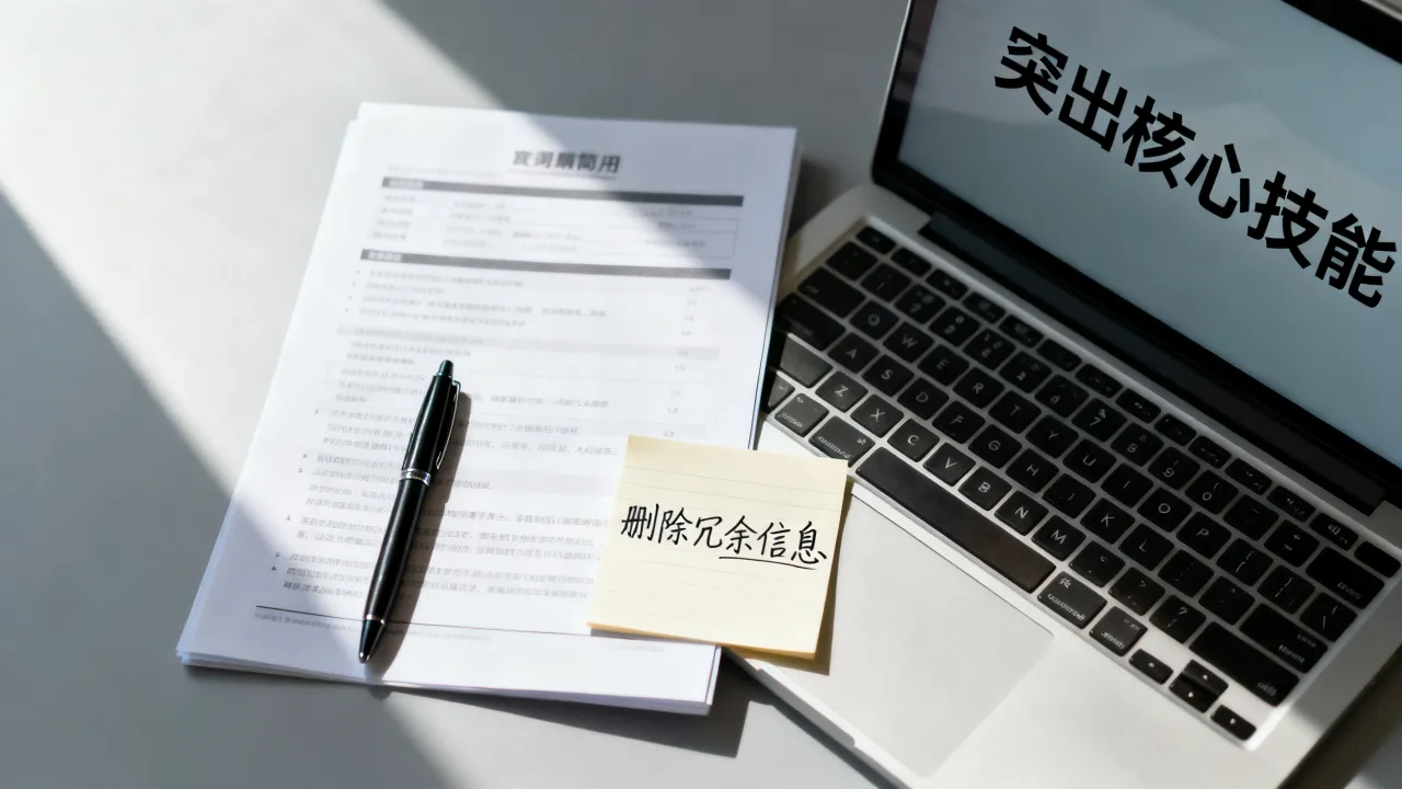 怎么精简简历?个人简历优化精简方法和技巧有哪些?-图2 怎么精简简历?个人简历优化精简方法和技巧有哪些?-图2