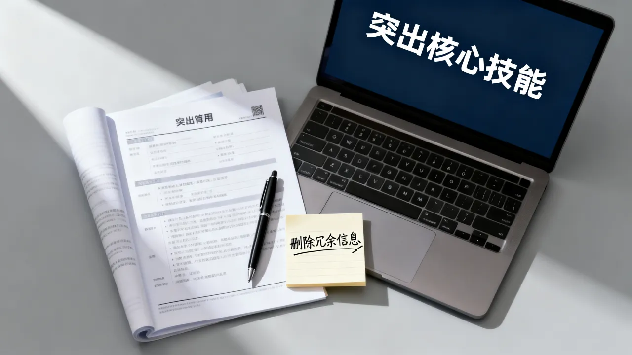 怎么精简简历?个人简历优化精简方法和技巧有哪些?-图3 怎么精简简历?个人简历优化精简方法和技巧有哪些?-图3