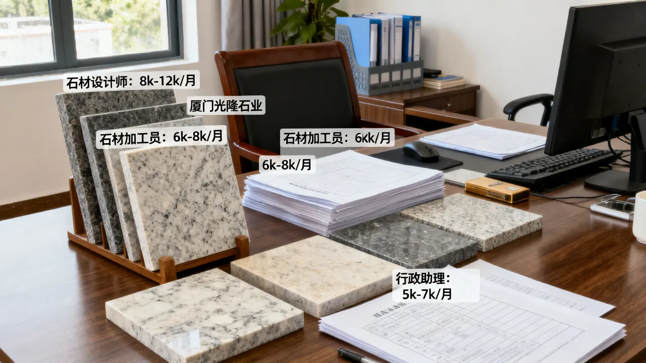 厦门光隆石业招聘有哪些岗位,薪资待遇怎么样?