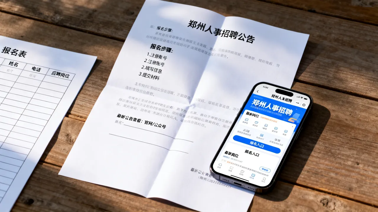郑州市人事招聘怎么报名?郑州人事招聘最新公告在哪看?