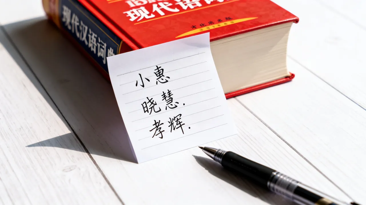 xiaohui怎么写,xiaohui有哪些汉字写法?