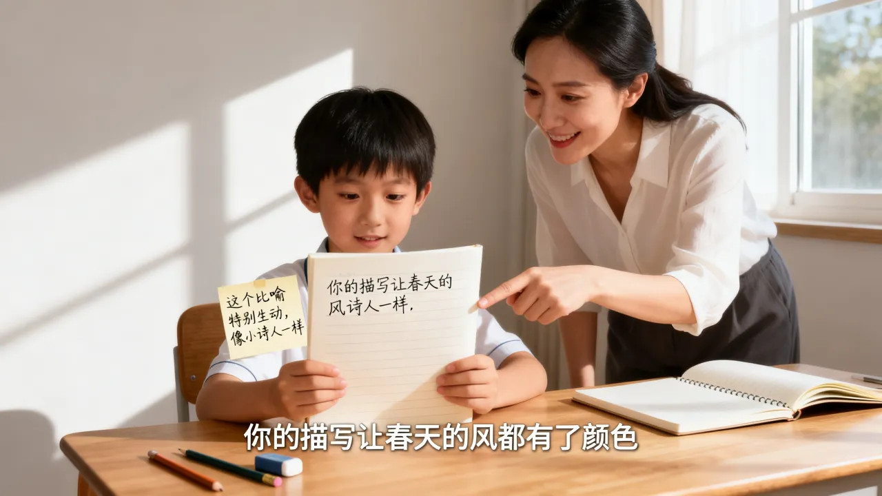 作文怎么表扬孩子才有效,夸细节不夸结果-图3 作文怎么表扬孩子才有效,夸细节不夸结果-图3