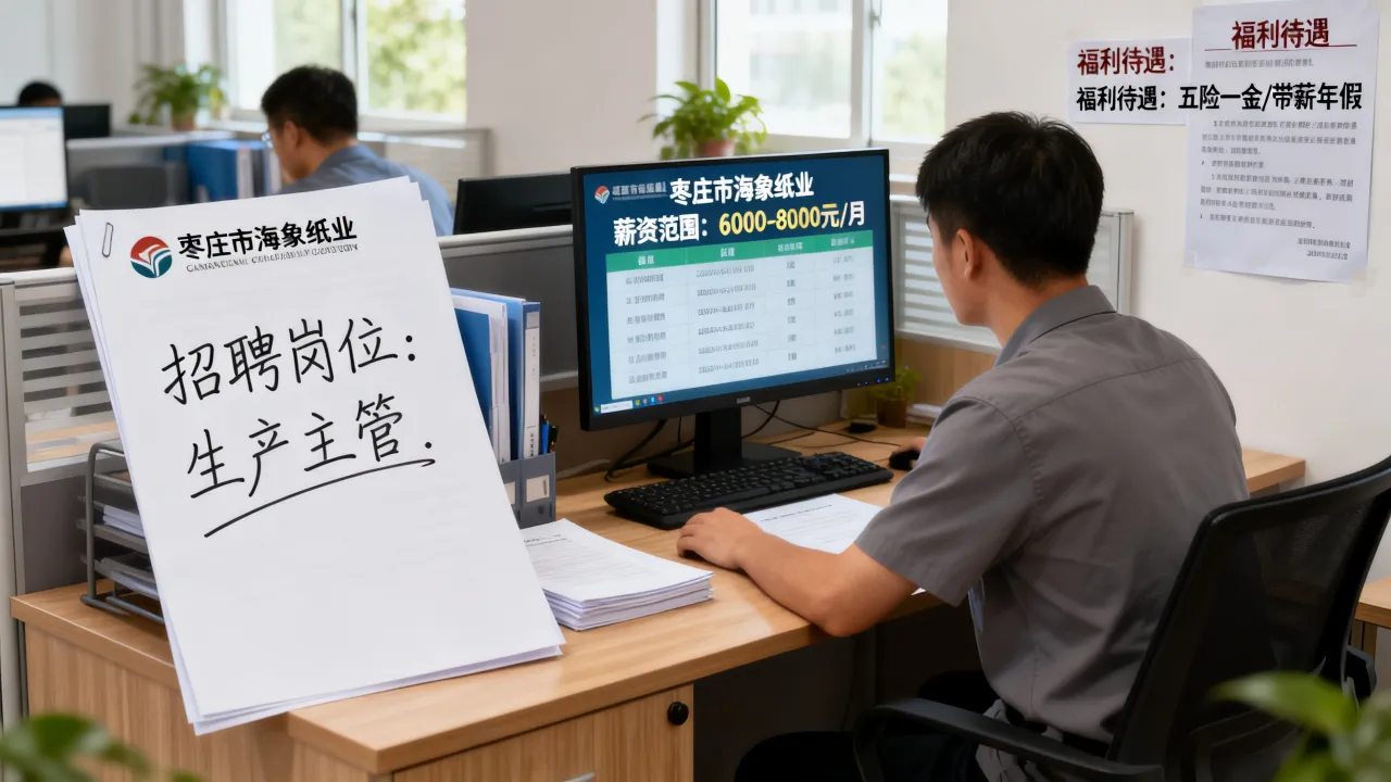 枣庄市海象纸业招聘待遇怎么样，工资多少？