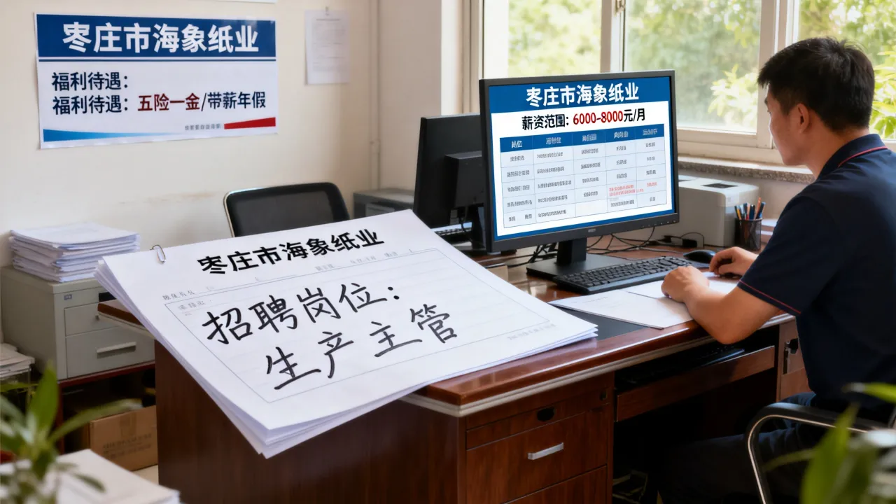 枣庄市海象纸业招聘待遇怎么样,工资多少?-图3 枣庄市海象纸业招聘待遇怎么样,工资多少?-图3