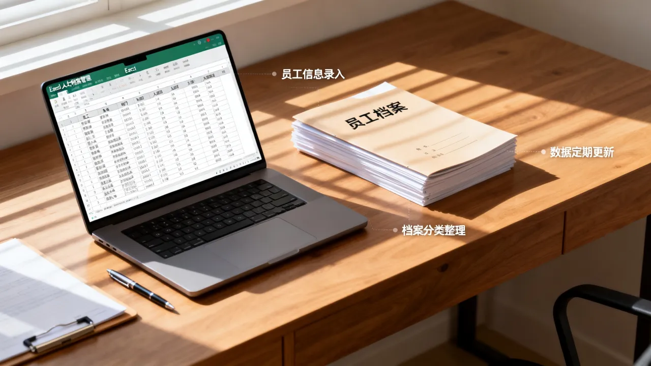 如何做好Excel人事档案管理,Excel人事档案管理系统怎么建立?-图3 如何做好Excel人事档案管理,Excel人事档案管理系统怎么建立?-图3