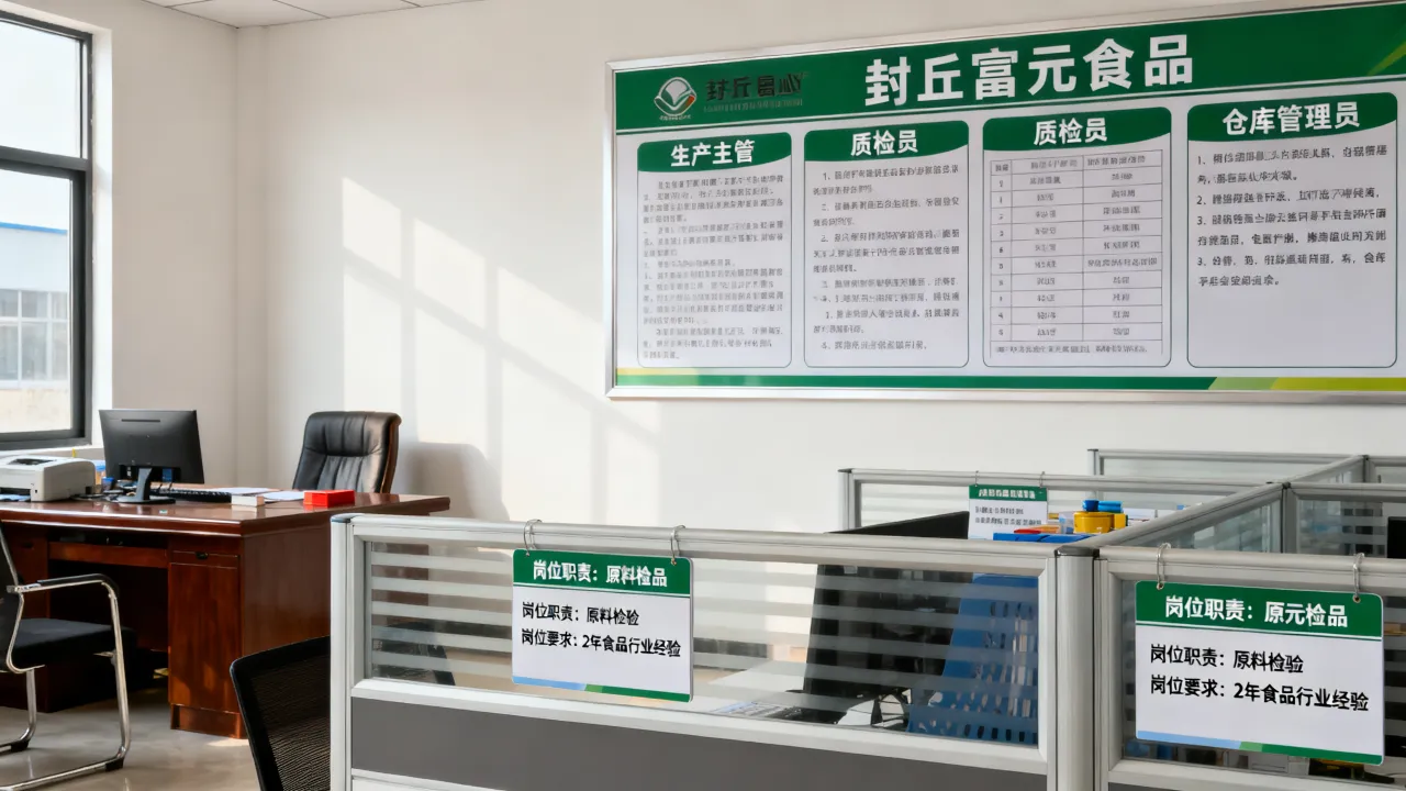 封丘富元食品招聘信息有哪些,封丘富元食品最新招聘岗位是什么?-图2 封丘富元食品招聘信息有哪些,封丘富元食品最新招聘岗位是什么?-图2