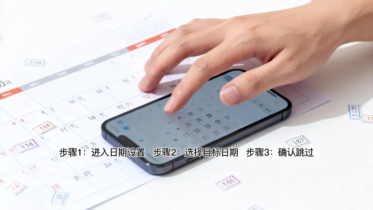 怎么跳过日期，跳过日期最快方法是什么