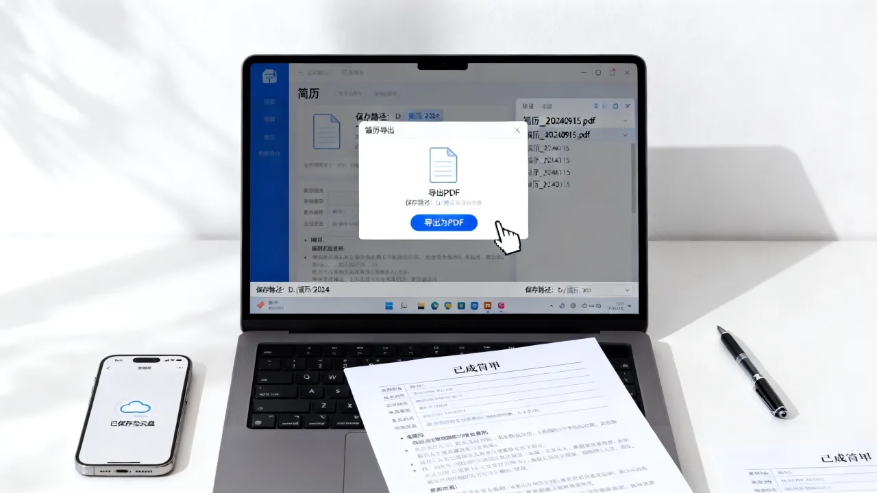 简历怎么导出,简历导出的具体操作步骤有哪些?