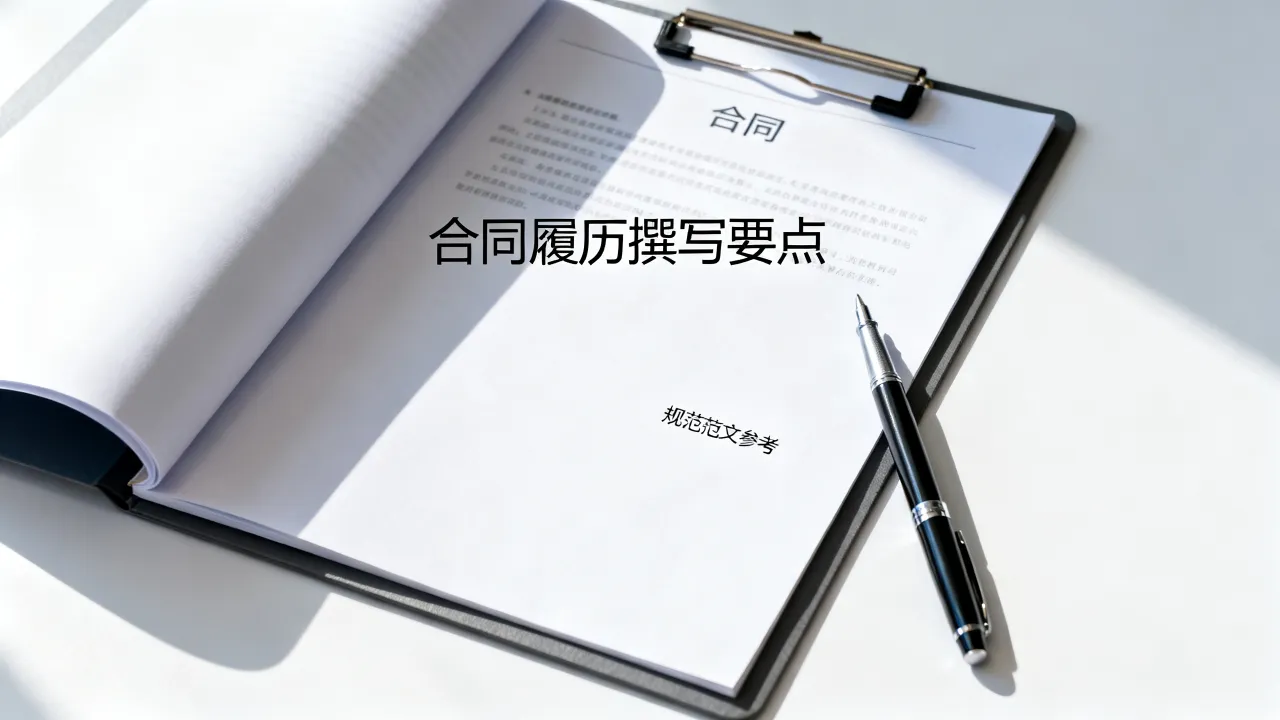 合同履历怎么写?合同履历怎么写才规范有范文?