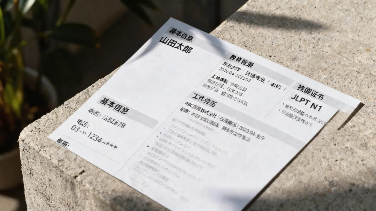 怎么制作日语简历，日语简历的书写格式和注意事项有哪些
