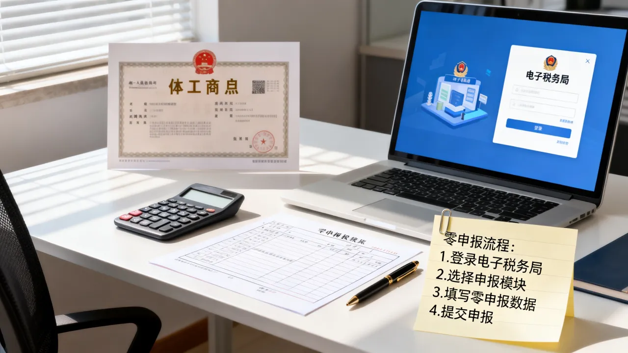 个体户如何零申报，个体工商户零申报流程怎么操作及注意事项