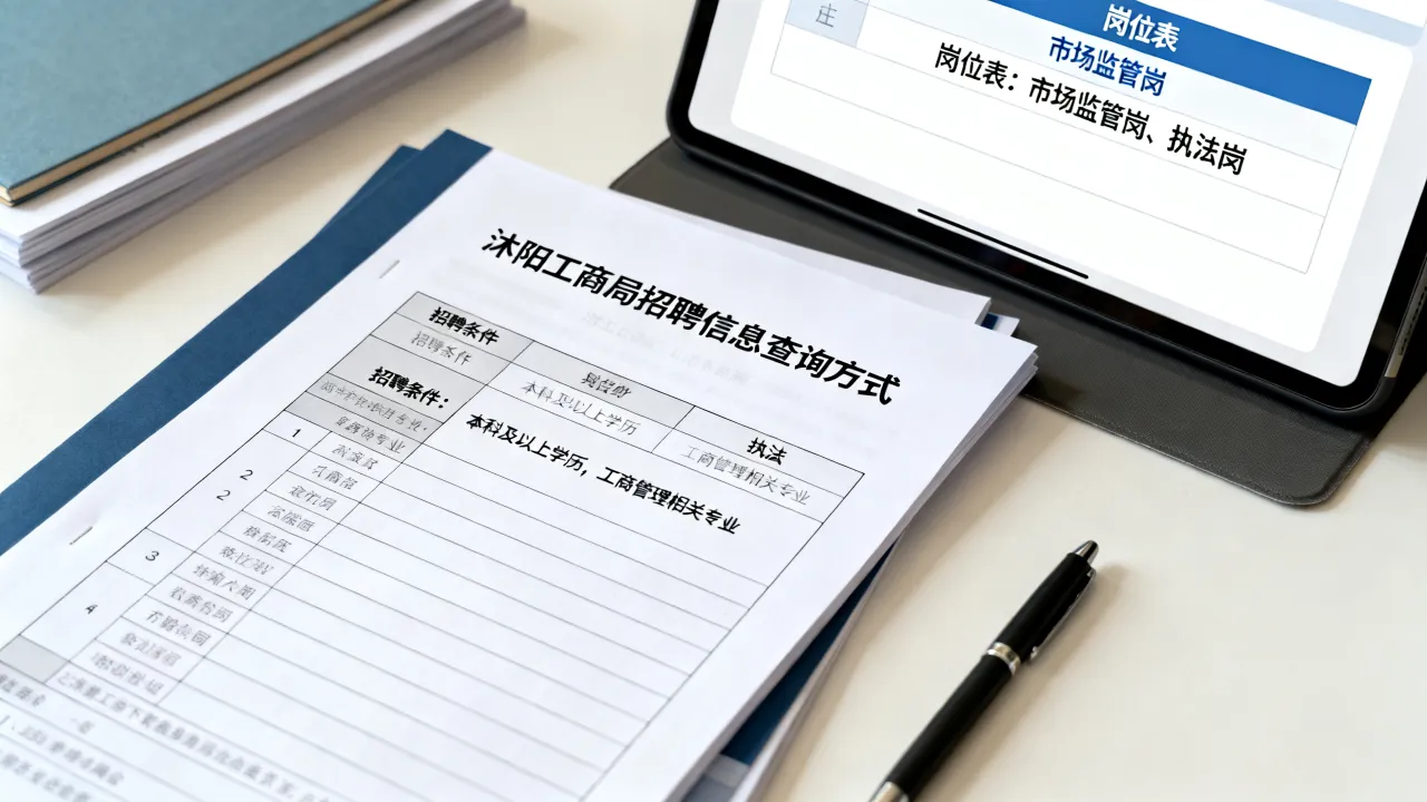 沭阳工商局招聘信息怎么查?沭阳工商局招聘条件及岗位表
