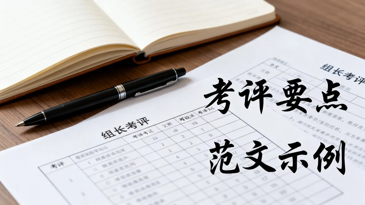 组长考评怎么写?组长考评范文模板及写作要点有哪些?-图3 组长考评怎么写?组长考评范文模板及写作要点有哪些?-图3