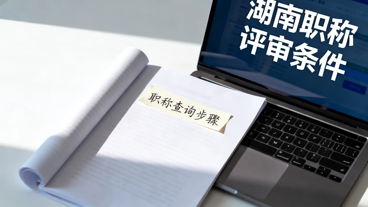 湖南省人事厅职称怎么查询，湖南职称评审条件是什么？-图1