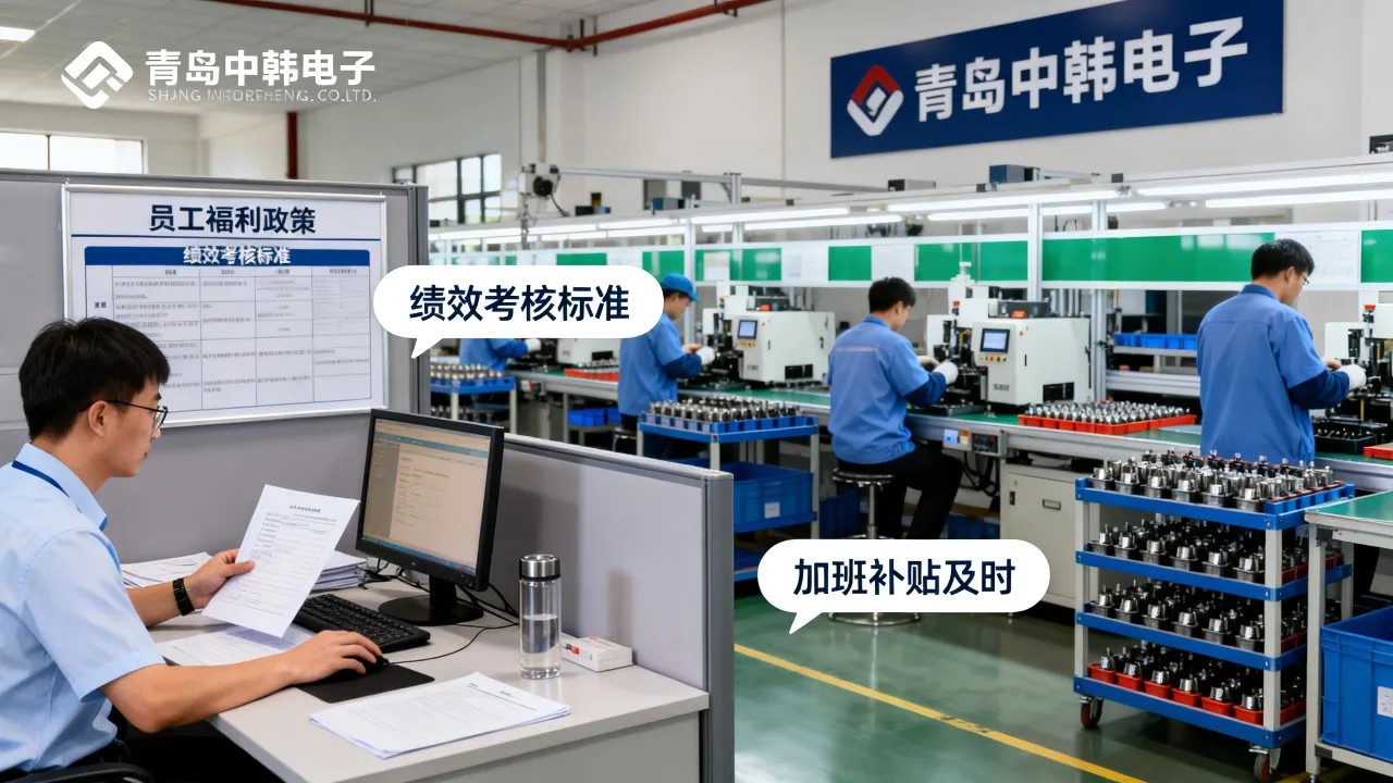 青岛中韩电子怎么样，员工真实评价和待遇好不好？