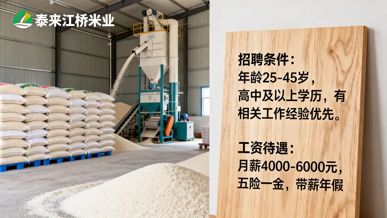 泰来江桥米业招聘条件有哪些,工资待遇怎么样