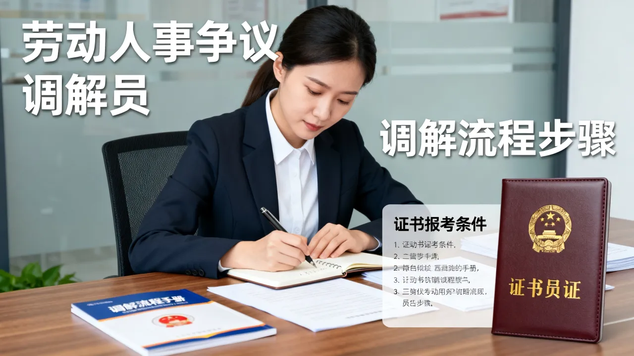 劳动人事争议调解员是干什么的？劳动人事争议调解员证怎么考-图2