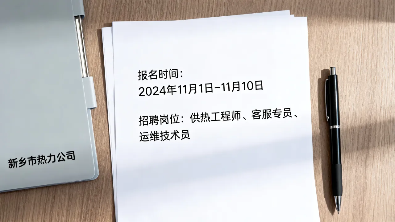 新乡市热力公司招聘报名时间是什么，新乡热力公司招聘岗位有哪些？-图2