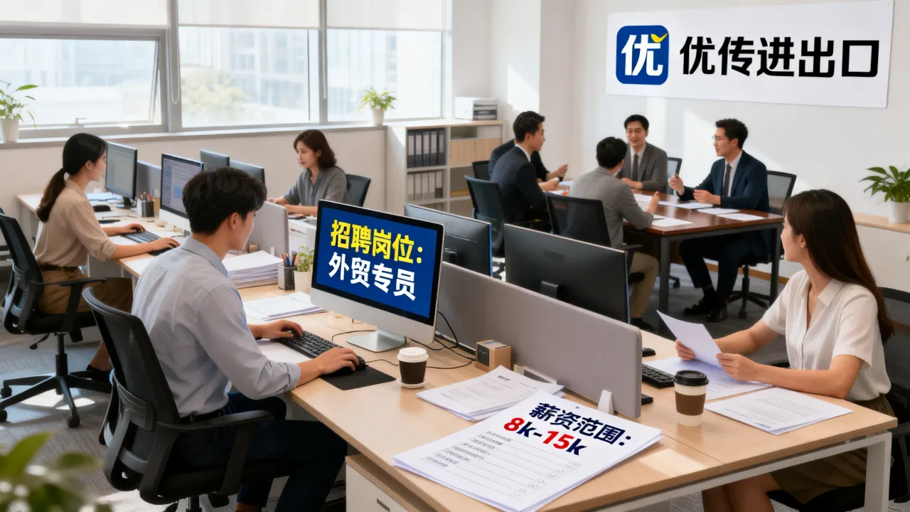 优传进出口招聘靠谱吗,薪资待遇和工作环境怎么样?