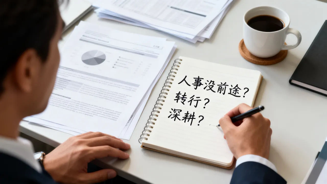 人事没前途怎么办？转行还是深耕，哪个更有出路？
