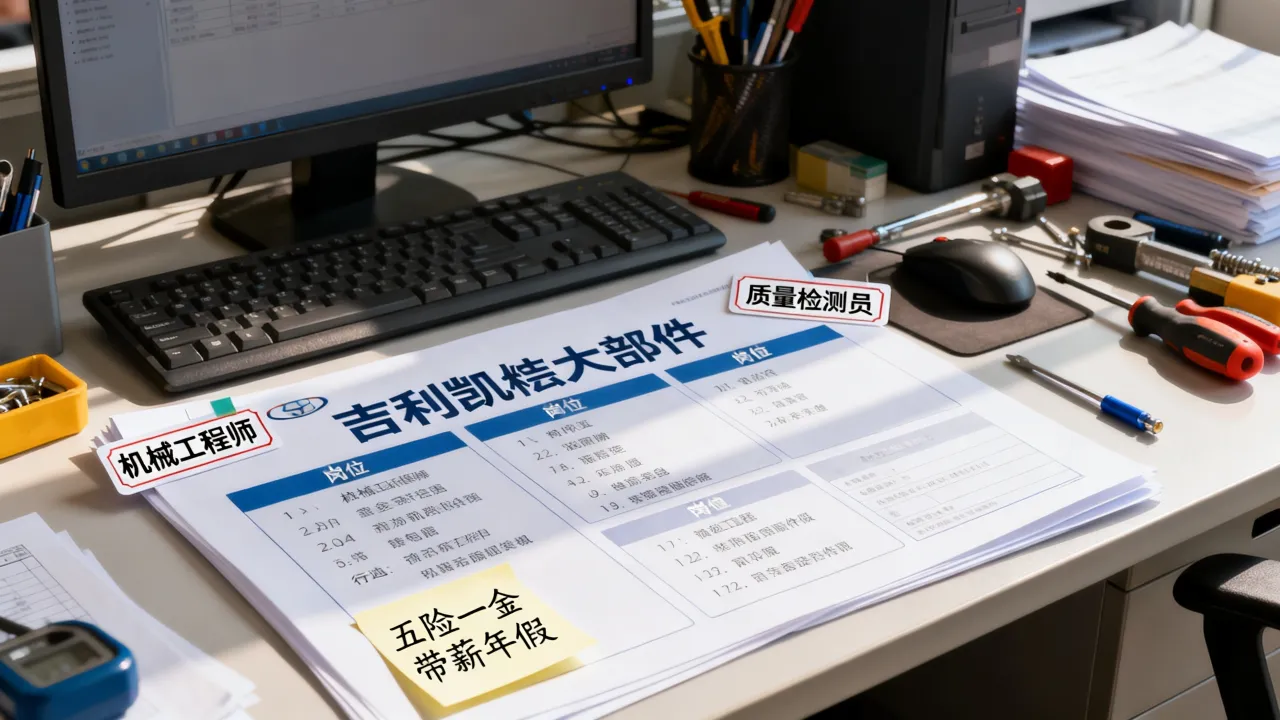 吉利凯悦大部件招聘待遇怎么样?有哪些岗位?-图2 吉利凯悦大部件招聘待遇怎么样?有哪些岗位?-图2