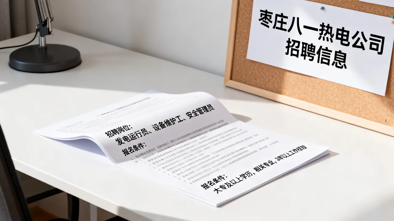 枣庄八一热电公司招聘岗位有哪些，报名条件是什么