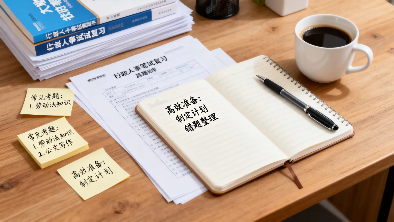 行政人事笔试常见考题有哪些，笔试如何高效准备？