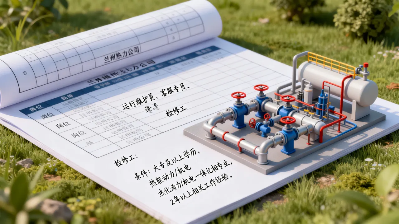 兰州热力公司最新招聘有哪些岗位?招聘条件是什么?-图2 兰州热力公司最新招聘有哪些岗位?招聘条件是什么?-图2