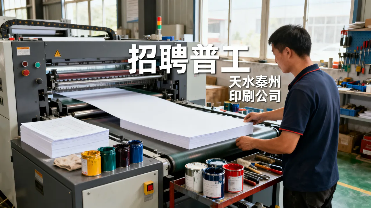 天水秦州印刷公司招聘怎么样，印刷厂普工好进吗？