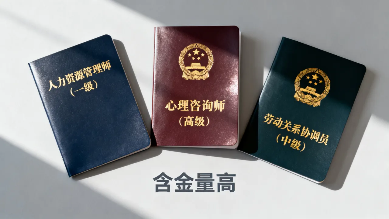 人事考什么证书最有用，人事证书有哪些含金量高的？