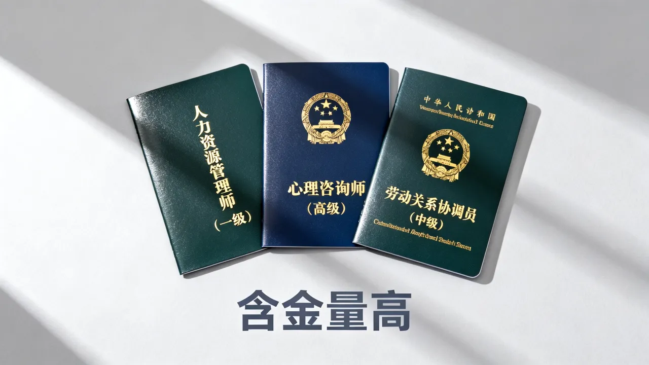 人事考什么证书最有用,人事证书有哪些含金量高的?-图2 人事考什么证书最有用,人事证书有哪些含金量高的?-图2