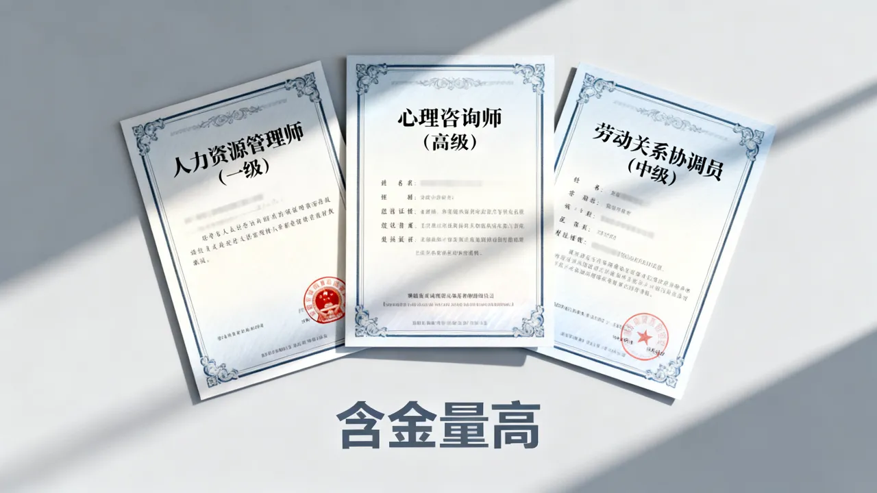 人事考什么证书最有用,人事证书有哪些含金量高的?-图3 人事考什么证书最有用,人事证书有哪些含金量高的?-图3