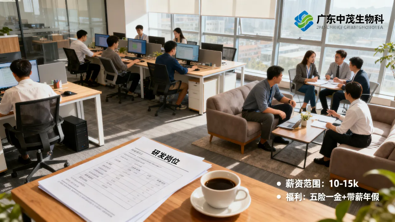 广东中茂生物科招聘怎么样,薪资和福利待遇好不好?